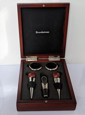 Brookstone Palisander Weinset in Schachtel 5-teilig