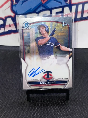 2023 Bowman Chrome Kyler Fedko 1st Prospect Auto #CPA-KF Twins
