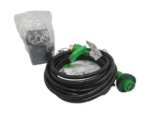 Emergency Power Combo Kit, 25 Foot 30 Amp Generator Cord and Power Inlet Box