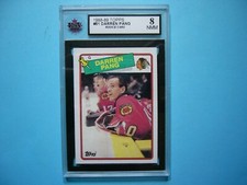1988/89 TOPPS NHL HOCKEY CARD #51 DARREN PANG ROOKIE KSA 8 NM/MINT SHARP!! 88/89