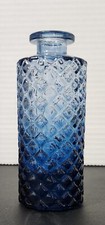 Glass Bud Vases Set of 6, Small Diamond Bud Vases, Mini...