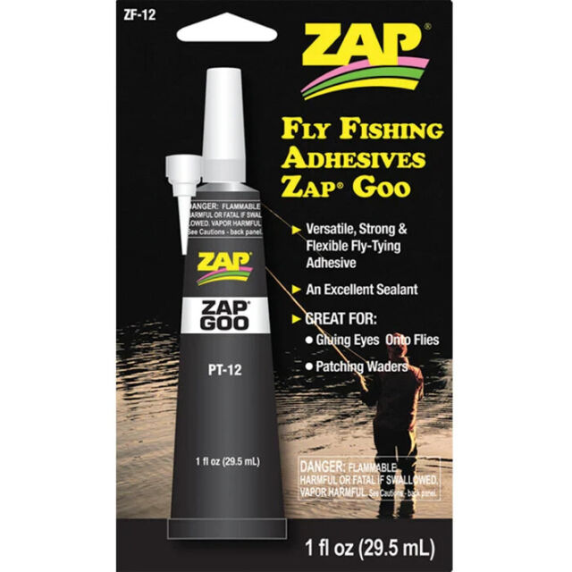 ZAP A GAP Fly Tying Fishing Glue Adhesives GOO Great for 3D Epoxy Eyes
