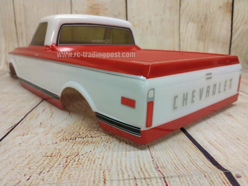 Carrocería de auto Chevy C10 72 pintada personalizada 1/10 OnRoad Vaterra/Losi V100/4-Tec2.0 Foto 3 de 4