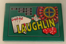 Vintage Laughlin Nevada Casinos Souvenir Refrigerator Magnet