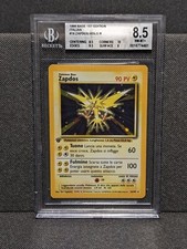 BECKETT BGS 8.5 Zapdos Base 1st Prima Edizione 16 Italiano 1999 MINT
