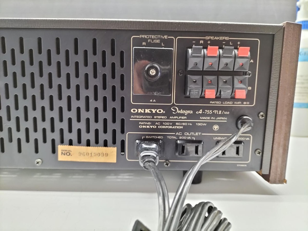 ONKYOステレオアンプA-755n 2/100 ONKYOステレオアンプA-755n 2/100 ONKYO Integra A-755NII/100の