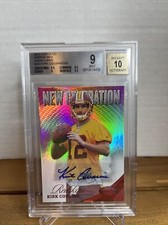 2012 Certified New Generation Mirror Red Kirk Cousins Auto Rookie RC Card /350
