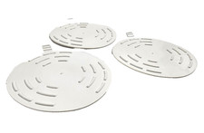 Lot of 3 Flat Drain Stopper 5" Kitchen Sink Bath Tub Rubber USA O'Malley Bulk