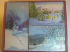 Pack of 15 Christmas Greetings Cards with envelopes 3 design 5 each
