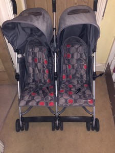 mothercare double stroller