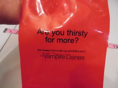 Vampire Diaries 2009 Movie promo Water blood bag Nina Dobrev B37