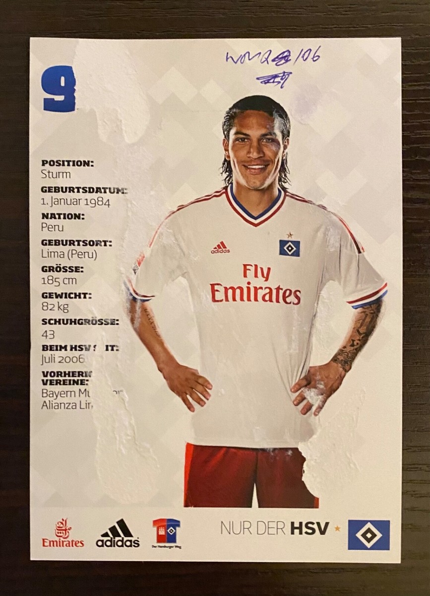 ハンブルガーSV 11-12 (A) 4XO ＃9 パオロ・ゲレーロ ハンブルガーSV 11-12 (A) 4XO ＃9 パオロ・ゲレーロ