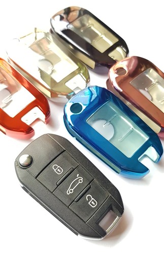 FITS VAUXHALL KEY COVER CROSSLAND X GRANDLAND X CORSA F VIVARO REMOTE CASE TPU 7 - Picture 2 of 10