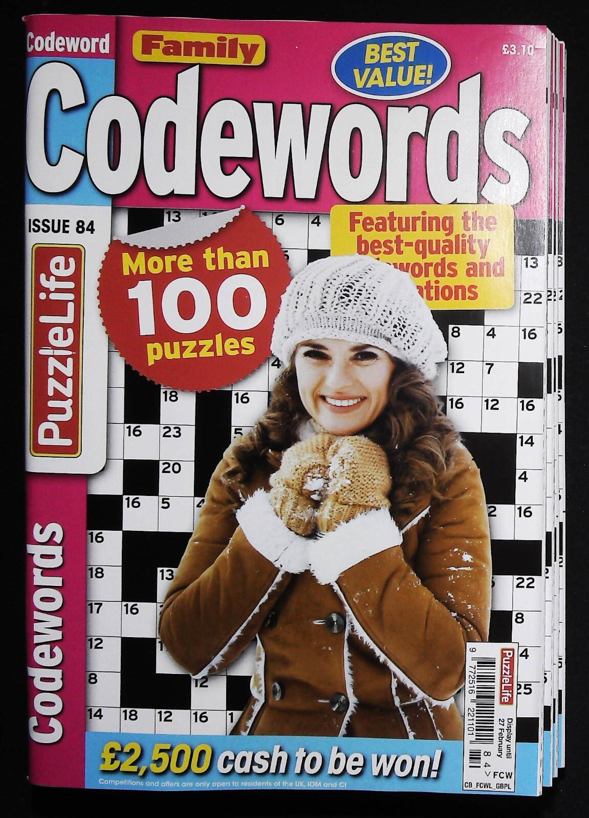 Codeword Puzzle Book Family Magazine issue 84 - Over 100 Puzzles NEW