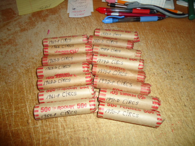 1981-D  LINCOLN CENT ROLL - YOU ARE BIDDING THIS LISTED ROLL ONLY