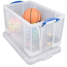 Really Useful 84 Litre Storage Box - Clear