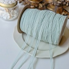 10 M 8mm Wide Lace Trim Soft Edging Solid Accessories for Sewing Doll Dress Chic