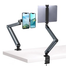 Aluminum Tablet Stand Holder - 360 Adjustable Foldable Phone iPad Holder f...