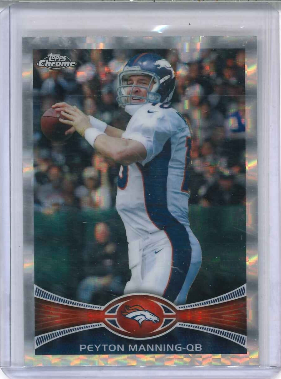 PEYTON MANNING X-FRACTOR - 2012 Topps Chrome #161 NFL Broncos