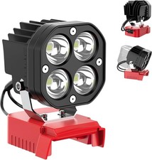 40W 6000LM LED Flashlight for Milwaukee 18V B...