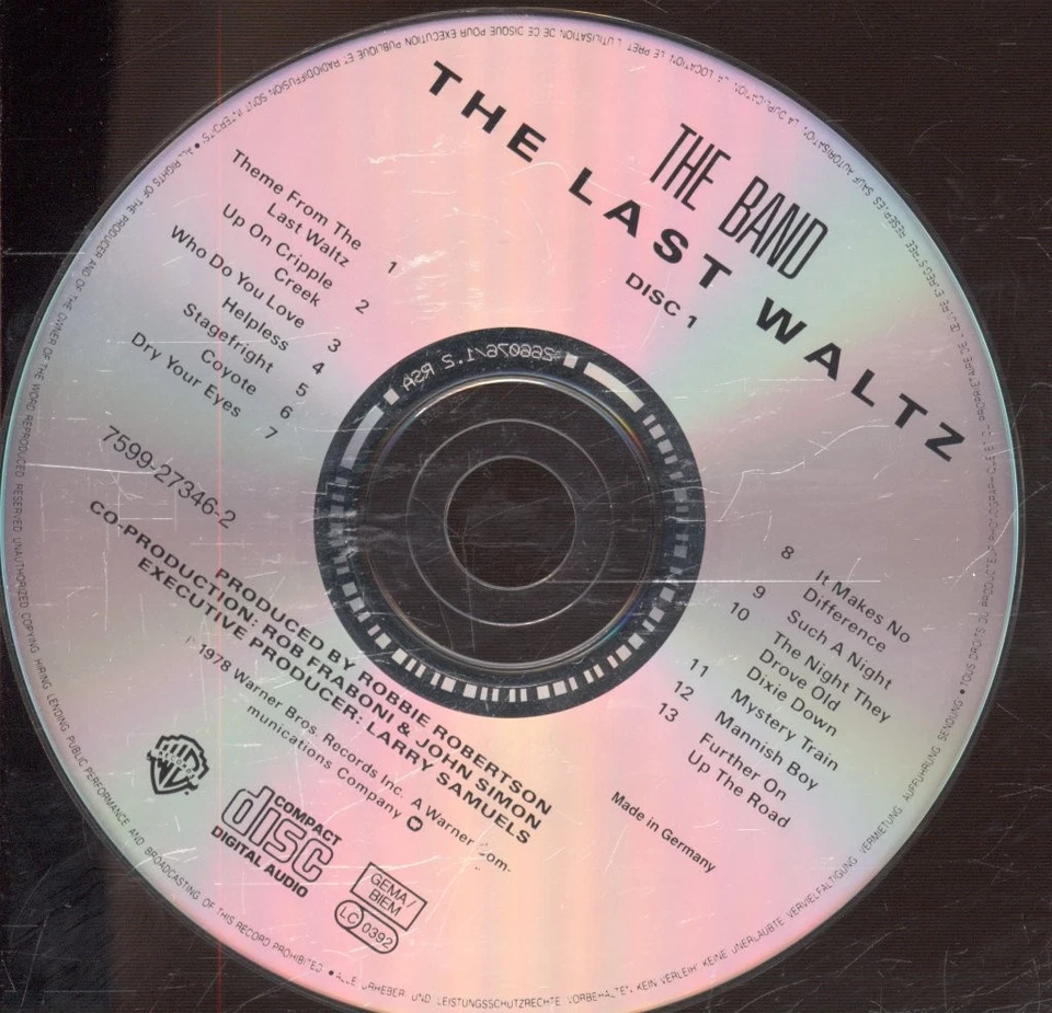 Band Last Waltz Doppel-CD USA Warner Bros 31462 - Bild 3 von 4