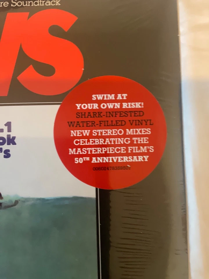 JAWS 50th Anniversary Shark Infested Water Filled vinyl LP  Limited sealed - Image 2 of 3