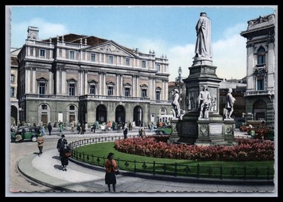Ansichtskarte Milano Mailand / Teatro alla Scala - Italien