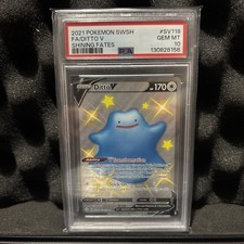 psa 10 Ditto V Sv118/Sv122 Shining Fates: Shiny Vault Holo