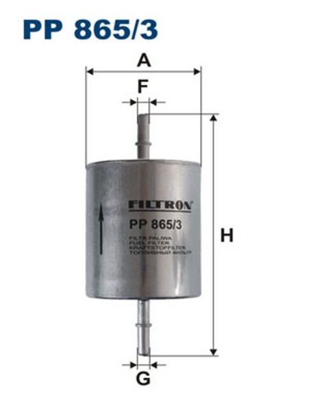 Filtron Kraftstofffilter Pp 865/3 Leitungsfilter FüR Ford Mondeo B5Y Bwy B4Y 3-image