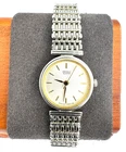 vintage seiko 20mm Women Quartz Watch 1221-0120 working New Battery -f314