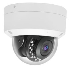 4K 8MP PoE IP Vandal Dome PoE IP Camera Outdoor, 2.8mm Wide 8MP IP PoE Camera