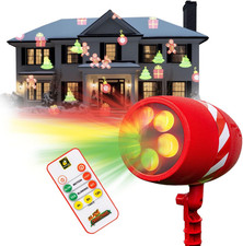 Slide Show Christmas LED Projector, as SEEN on TV, Showcase Your Home with Full-