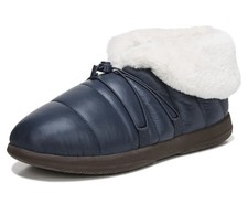 Vionic Gabrie Women's Puffy Arch Supportive Slipper Navy Blue Sz 7 US NIB