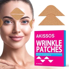 Forehead Wrinkle Patches 80 PCS Pre Cut Full Face Tape Facial Patches for Wrinkl