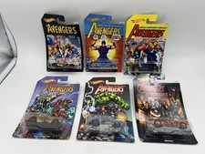 Hot Wheels 2017 Avengers Set of 6 Thor Hulk Iron Man New And Sealed, Missing 5