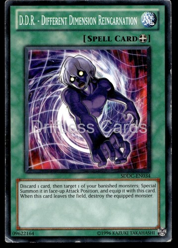 D.D.R. - Different Dimension Reincarnation SDDC-EN034 YuGiOh Structure Deck: Dragons Collide card