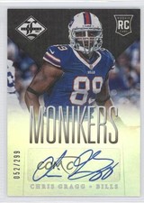 2013 Panini Limited Phenoms Monikers Silver 52/299 Chris Gragg #159 Auto 0c2
