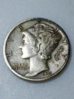 1941- D  Mercury Silver Dime, -F/XF  Condion