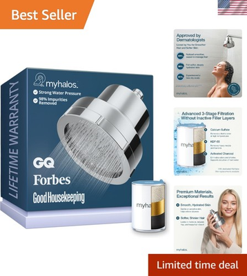 #ad #ad Filtered Shower Head for Hard Water High Pressure Remove Chlorine Skin Hair E... $129.99