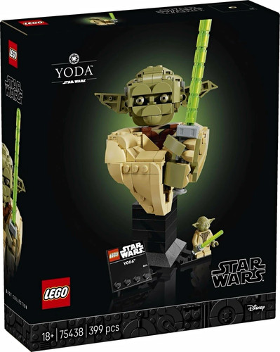 LEGO Star Wars Yoda Bust Collection Set 75438 399 Pieces Age 18+ (2025)