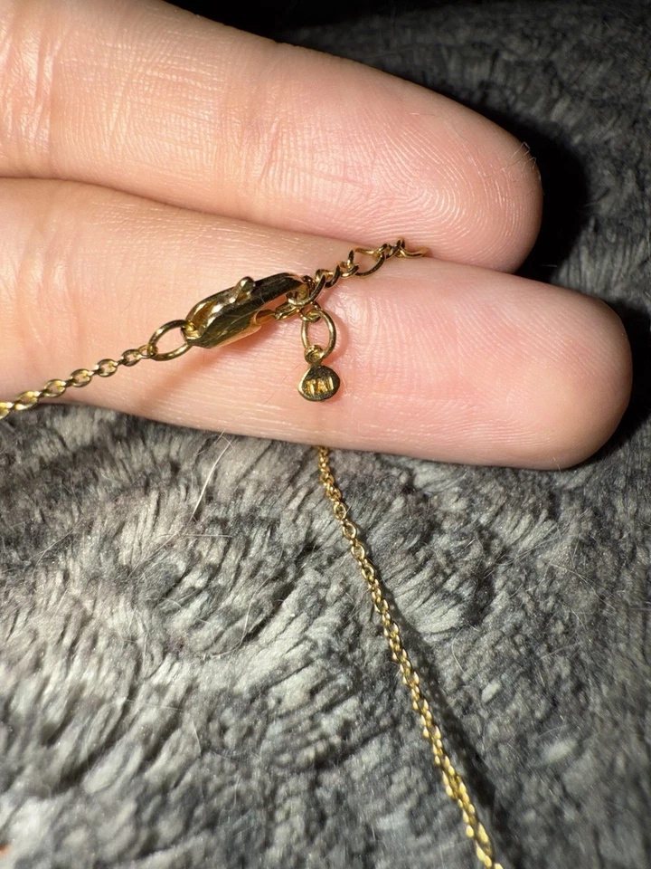 Anthropologie X Tai Rittichai Joyería Piedra Amarilla Halo Círculo Collar Oro Foto 4 de 4