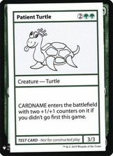 Mystery Booster - Playtest Cards Patient Turtle