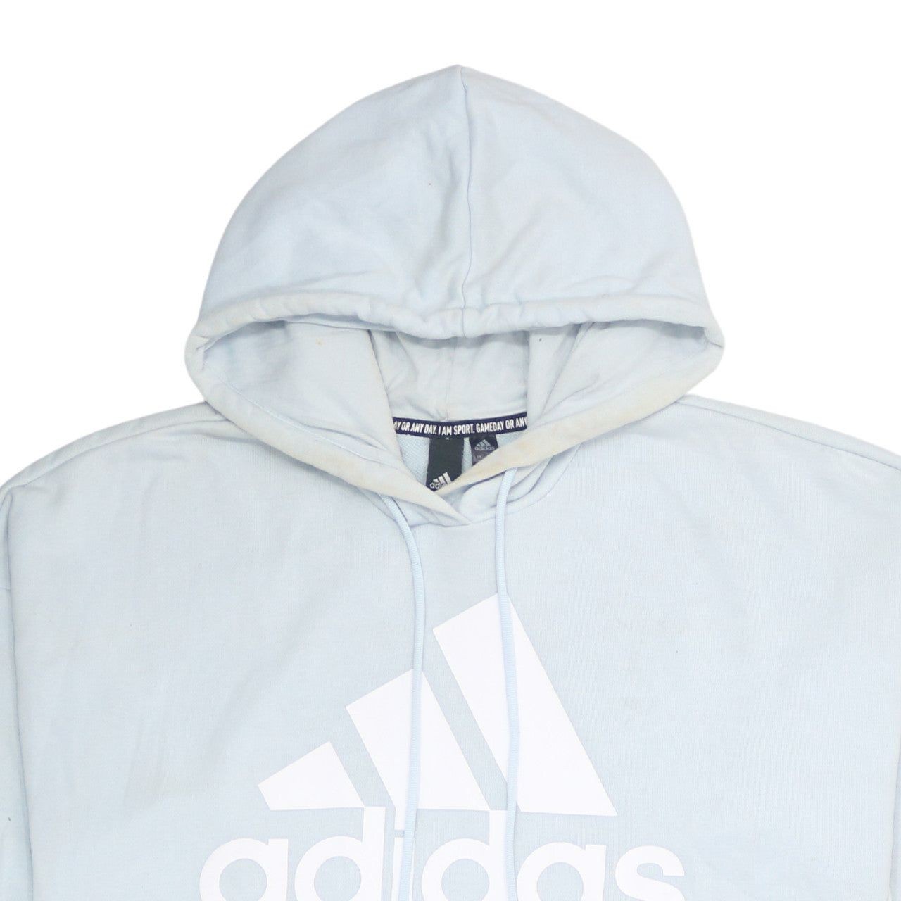 Adidas Blue Hoodie Mens L image 3