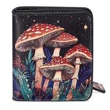 Toughergun Wallet Women Rfid Blocking Small Compact Bifold Luxury Leather Poc...