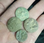 Dug civil war 4 union Eagle Buttons from the Grove Farm Antietam relic button