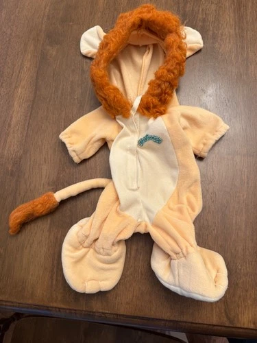 Cabbage Patch Kids Coleco Lion Footed Outfit Costume Pajamas for Doll VTG ©1984