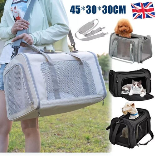 Large Pet Carrier Bag AVC Portable Soft Fabric Folding Dog Cat Puppy Travel NEW
