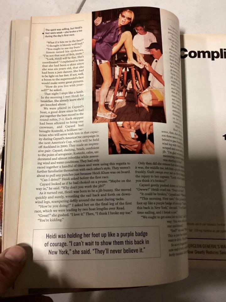 1999 Sports Illustrated Swimsuit Magazine Virgin Islands Supermodels Rebecca Foto 4 de 4