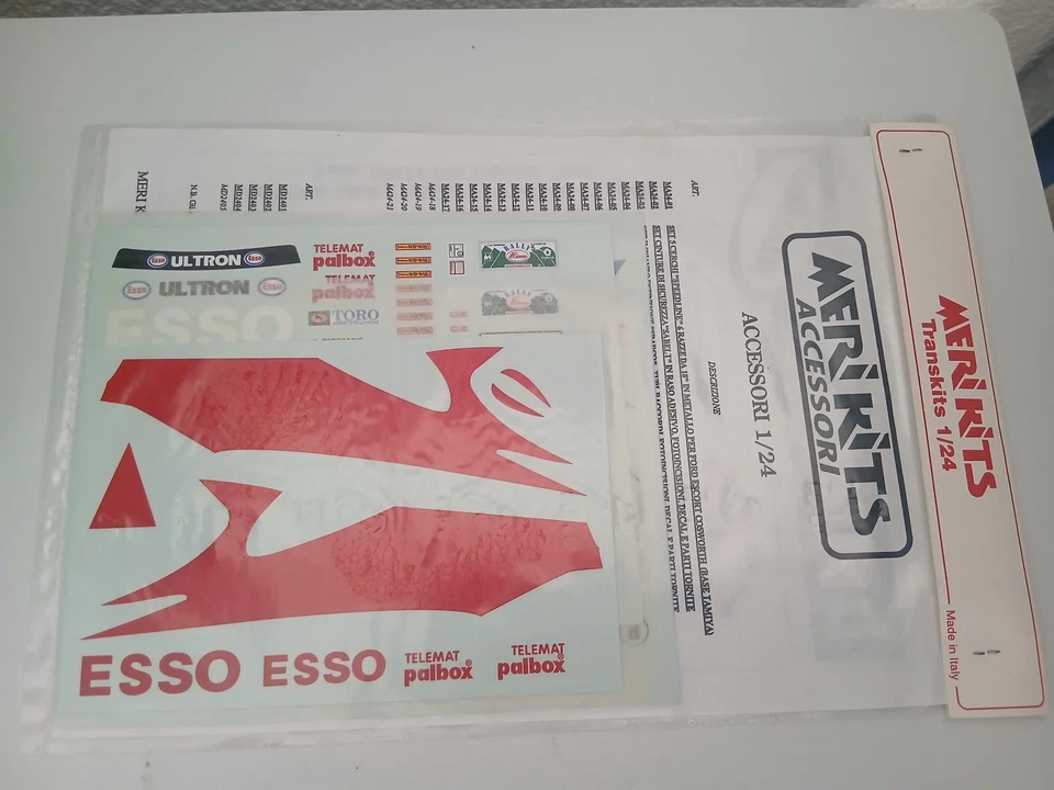 1:24 decals Toyota Celica Esso Rally Ciocco 1994 winner Longhi/Pons Meri MD2403 - Photo 2/2