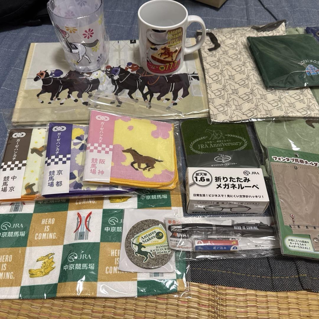 Japanese Horse Racing Goods Bundle – Rare JRA & Racecourse